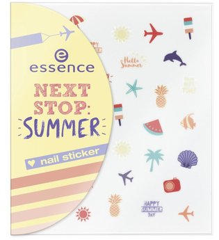 essence - Nageldesign - next stop: summer - nail sticker 01 - summer lovin