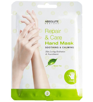 Absolute New York - Handpflege - Repair & Care - Hand Mask - Soothing & Calming - Green Tea