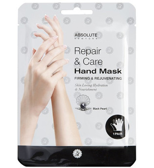 Absolute New York - Handpflege - Repair & Care - Hand Mask - Firming & Rejuvenating - Black Pearl