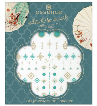 essence - Nagelsticker - adventure awaits get sunkissed - 3d jewellery nail sticker 01 - dont stop to explore