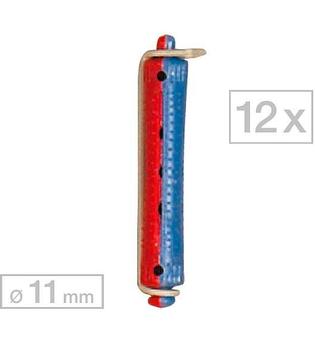 Efalock Dauerwellwickler kurz Blau/Rot Ø 11 mm, Pro Packung 12 Stück