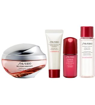Shiseido Gesichtspflege Bio-Performance Geschenkset Lift Dynamic Cream 50 ml + Clarifying Cleansing Foam 15 ml + Treatment Softener Enriched 30 ml + Ultimune Power Infusing Concentrate 5 ml 1