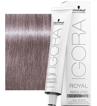 Schwarzkopf Professional Haarfarben Igora Royal Absolutes Silverwhite Tonal Refiners Grau Lila 60 ml