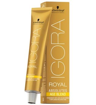Schwarzkopf Professional Haarfarben Igora Royal Absolutes Age Blend Permanent Anti-Age Color Creme 7-560 Mittelblond Gold Schoko 60 ml
