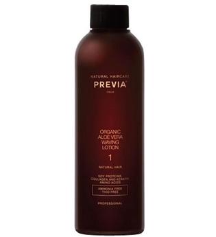 PREVIA Organic Aloe Vera Waving Lotion 1 - für normales, natürliches Haar, 200 ml