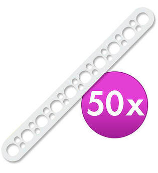 BHK Dauerwell-Haltestäbchen Länge ca. 9,5 cm, Pro Packung 50 Stück