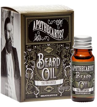 Apothecary87 Pflege Bartpflege The Unscented Beard Oil 10 ml