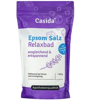 Casida EPSOM Salz Relaxbad mit Lavendel Badezusatz 1.0 kg