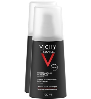 Vichy Produkte VICHY HOMME Deodorant  Zerstäuber 24h ultra frisch - Doppelpack (Nur solange der Vorrat reicht!) Körpercreme 200.0 ml