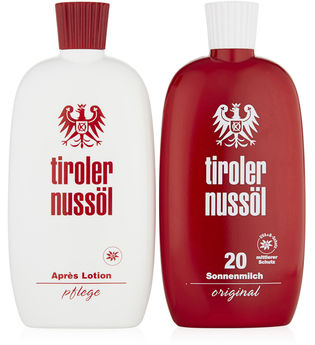 Tiroler Nussöl Original Sonnenmilch Lsf 20 Und Après Sun Lotion Pflegeset 150ml+150ml