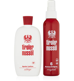 Tiroler Nussöl Original Sonnenöl Spray Lsf 6 Und Après Sun Lotion Pflegeset 150ml+150ml