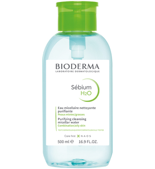 BIODERMA Sébium H2O Purifying Cleansing Micelle Solution Reverse Pump 500ml