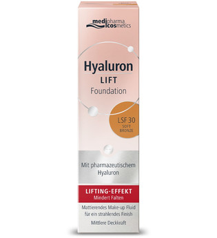 medipharma Cosmetics Medipharma Cosmetics Hyaluron Lift Foundation LSF 30 soft bronze Foundation 30.0 ml
