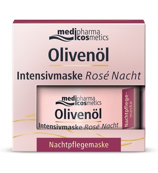 medipharma Cosmetics OLIVENÖL INTENSIVMASKE Rose Nachtcreme Anti-Aging Maske 0.05 l