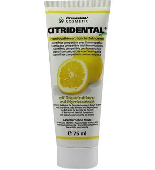 SANITAS Produkte Citridental Zahncreme, homöopathieverträglich,75ml Zahnpasta 75.0 ml