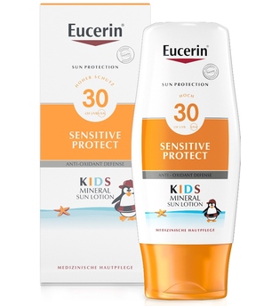 Eucerin Produkte Eucerin Sensitive Protect Kids Mineral Sun Lotion LSF 30,150ml Sonnencreme 150.0 ml