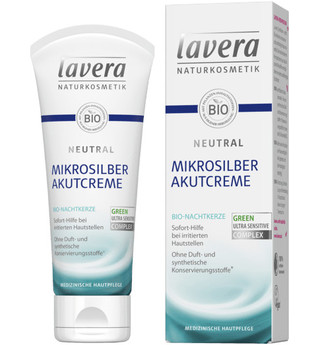 Lavera Basis Sensitiv Gesichtspflege Neutral Mikrosilber Akutcreme 200 ml