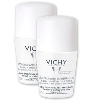Vichy Deo Roll-on Sensitiv Anti Transpirant 48h Doppelpack Deodorant 100.0 ml
