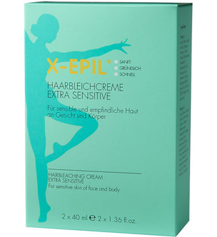 X-Epil Haarbleichcreme Packung mit 2 x 40 ml