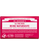 Dr. Bronner's Pflege Körperpflege All-One Rose Reine Naturseife 140 g