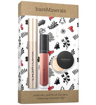 bareMinerals Mascara, Matte Lip Color & Finishing Powder Trio Gesicht Make-up Set  1 Stk no_color