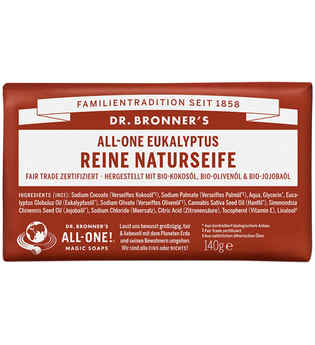 Dr. Bronner's Pflege Körperpflege All-One Eukalyptus Reine Naturseife 140 g