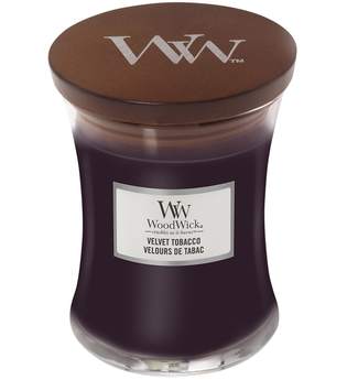 WoodWick Velvet Tobacco Hourglass Duftkerze 275 g