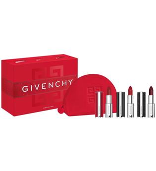 Givenchy Lippen-Make-up Le Rouge Velvet Nr. 37 Rouge Grainé 3,4 g + Le Rouge Nr. 333 L&apos;Interdit 3,4 g + Le Rouge Night Noir Nr. 02 Night In Red 3,4 g 1 Stk. Make-up Set 1.0 st