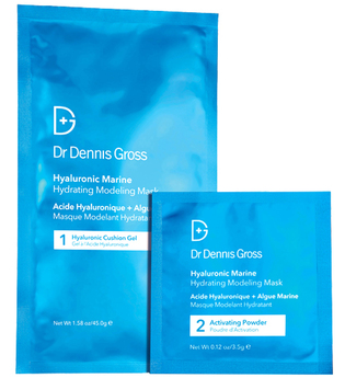 Dr Dennis Gross Skincare Pflege Hyaluronic Marine Daily Essentials Hyaluronic Hydrating Mask 2x Step 1 Hyaluronic Cushion Gel 45 g + 2x Step 2 Activating Powder 3,5 g 1 Stk.