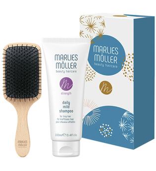 Marlies Möller XMAS Set 1 Brush & Cleansing: Travel Hair & Scalp Brush Daily Mild Shampoo Haarpflegeset 1.0 pieces