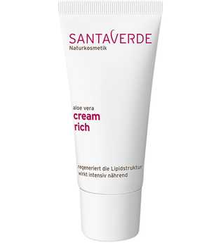 Santaverde Produkte Aloe Vera - Creme rich 30ml Gesichtscreme 30.0 ml