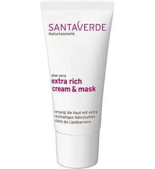 Santaverde Produkte Aloe Vera Extra Rich - Cream Mask 30ml Feuchtigkeitsmaske 30.0 ml