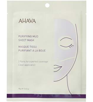 AHAVA Time To Clear Purifying Mud Sheet Mask Feuchtigkeitsmaske 1.0 pieces