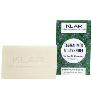 Klar Seifen Fester Conditioner - Teebaumöl & Lavendel 100g Conditioner 100.0 g