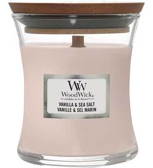WoodWick Vanilla & Sea Salt Mini Hourglass Duftkerze  85 g