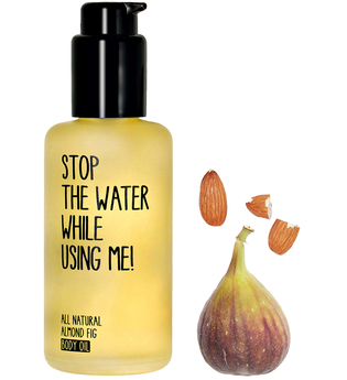 Stop the water while using me! All natural Almond Fig Body Oil 100 ml