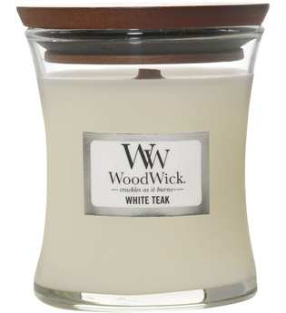 WoodWick Duftkerzen White Teak 85 g