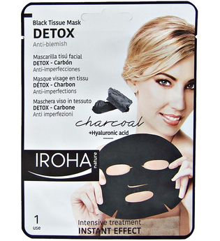 Iroha Pflege Gesichtspflege Detox Black Tissue Mask 1 Anwendung 1 Stk.