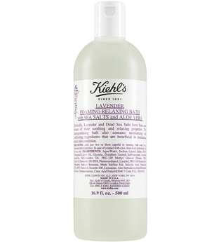 Kiehl's Körperpflege Reinigung Lavender Foaming-Relaxing Bath with Sea Salts and Aloe Vera 500 ml