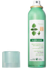 KLORANE Purifying Tinted Dry Shampoo with Nettle for Oily Brown-Dark Hair 150ml
