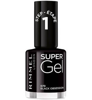 Rimmel Super Gel Nail Polish - Black Obsession