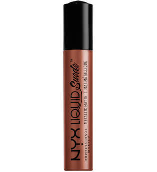 NYX Professional Makeup Liquid Suede Matte Metallic Lipstick (verschiedene Farbtöne) - Mauve Mist
