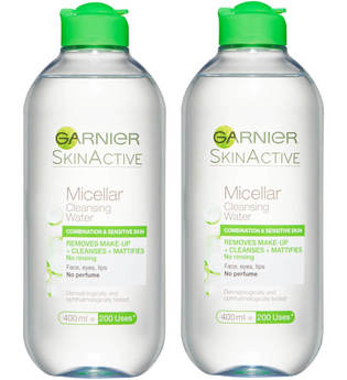 Garnier Micellar Water Facial Cleanser Combination Skin 400ml Duo Pack