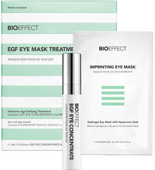 BIOEFFECT EGF Eye Mask Treatment = EGF Eye Serum 3 ml + 8 x 2 Eye Masks 2 Artikel im Set Augenpflegeset