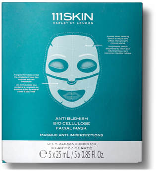111SKIN - Anti Blemish Bio Cellulose Facial Mask, 5 X 25 Ml – Gesichtsmasken - one size