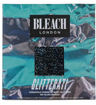 BLEACH LONDON Glitter Ati Text Me Black