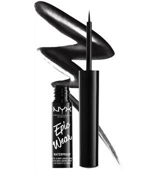 NYX Professional Makeup Epic Wear Metallic Liquid Liner 3.5ml (Various Shades) - Black Metal