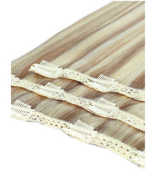 Beauty Works Deluxe Clip-In Hair Extensions 18 Inch (Various Shades) - Champagne Blonde 613/18