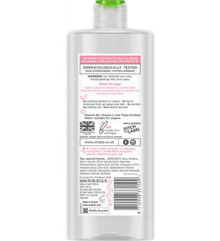 Simple Kind to Skin Make-Up Remover Micellar Cleansing Water 3 x 400ml
