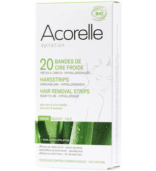 Acorelle Ready to Use Aloe Vera and Beeswax Face Strips – 20 Streifen